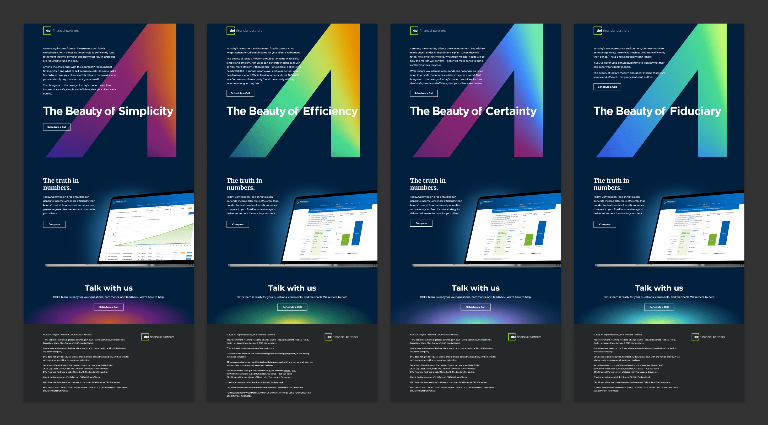 Landing pages